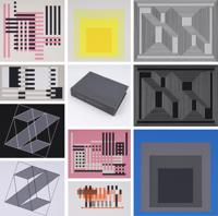 Josef Albers FORMULATION ARTICULATION Two- Volume Porfolio, 127 Screenprints - Sold for $12,160 on 11-15-2025 (Lot 207).jpg